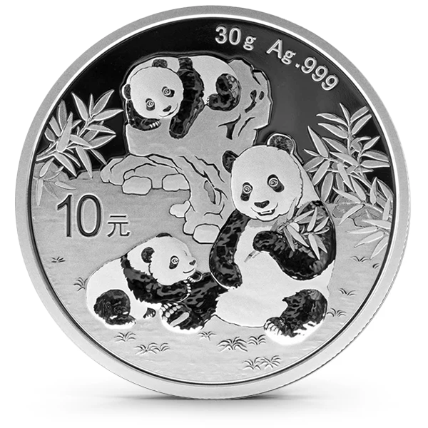 Buy China Silver Panda Coins Online | Monument Metals